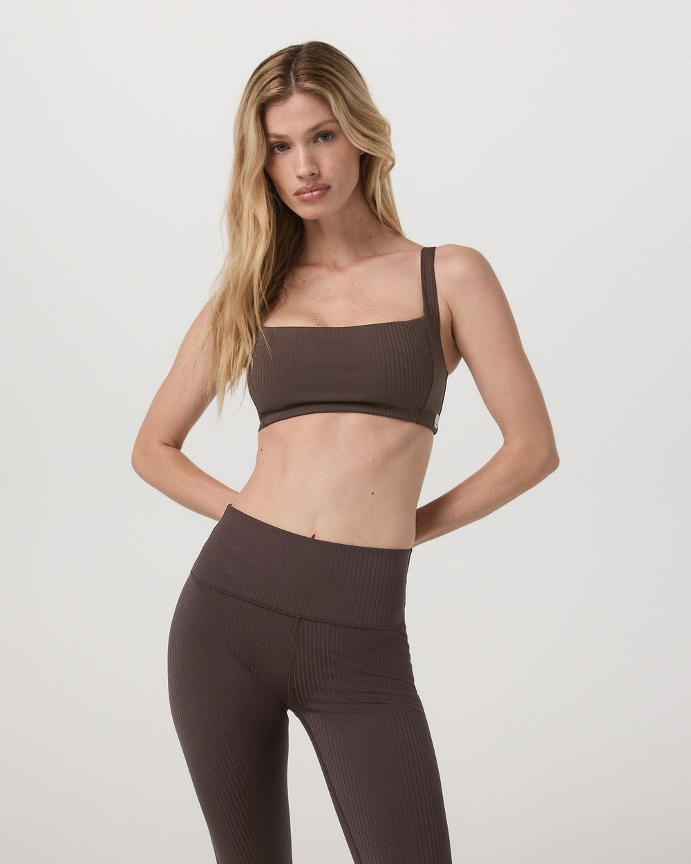 Vuori Inversion Rib Bra Women's Java Sports Bra