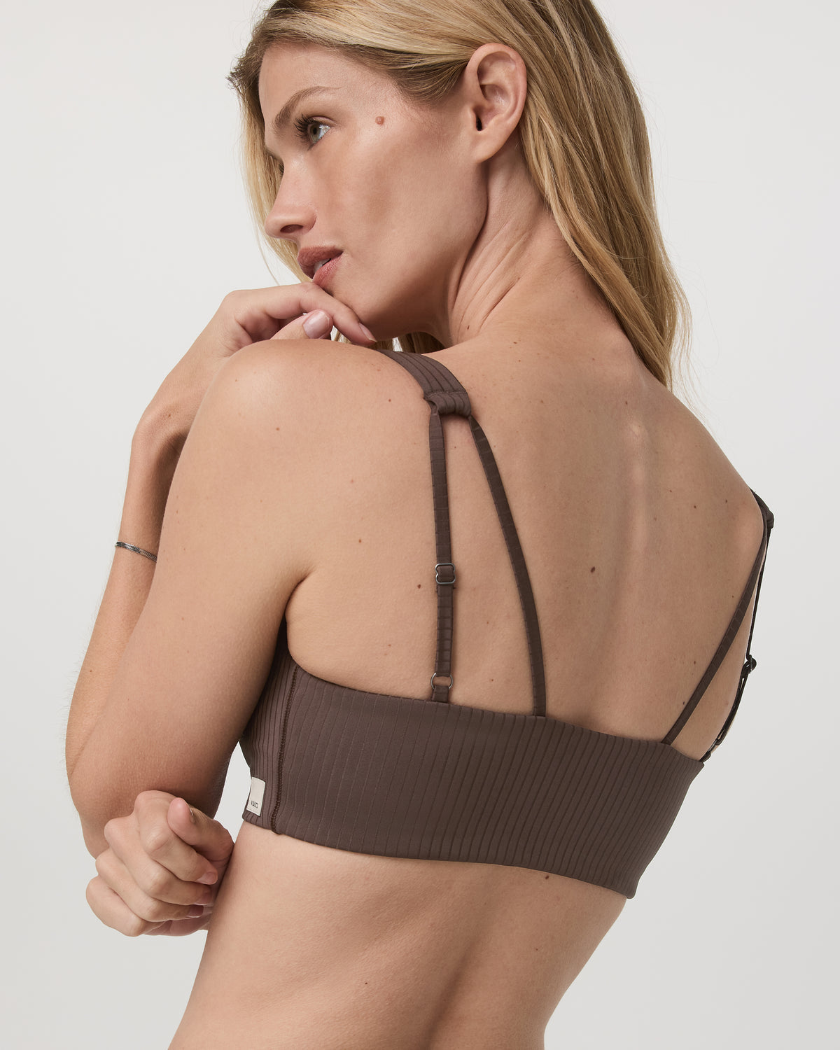 Vuori Inversion Rib Bra Women's Java Sports Bra