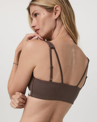 Vuori Inversion Rib Bra Women's Java Sports Bra