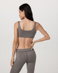 Vuori Halo Reversible Bra Women's Chia Heather Sports Bra