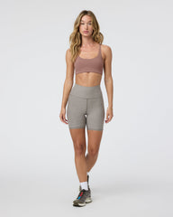 Vuori Yosemite Bra Sedona Brown Strappy Sports Bra