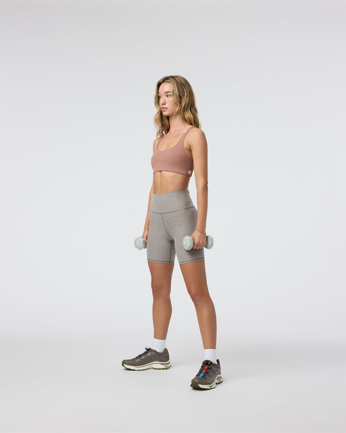 Vuori Yosemite Bra Sedona Brown Strappy Sports Bra