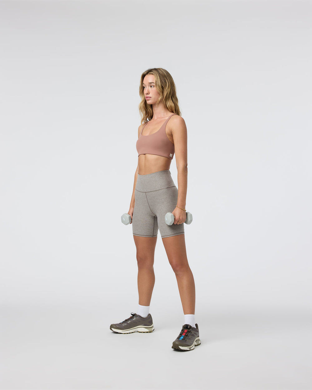 Vuori Yosemite Bra Sedona Brown Strappy Sports Bra