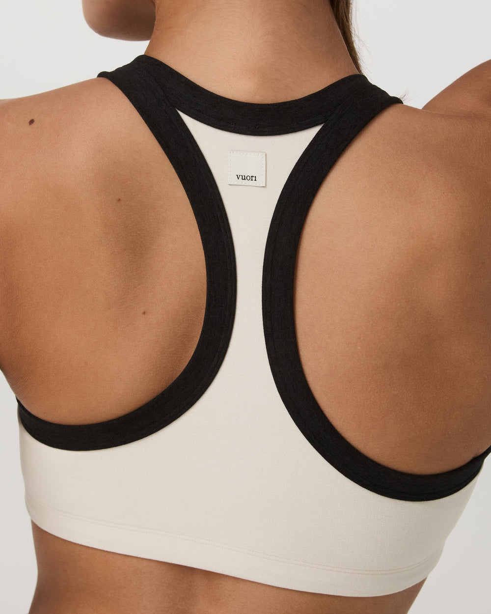Vuori Elevation Racer Bra Women's Bone Heather Sports Bra