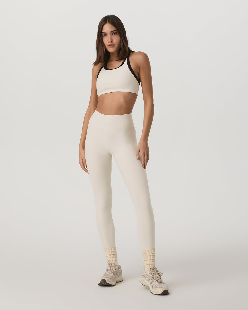 Vuori Elevation Racer Bra Women's Bone Heather Sports Bra