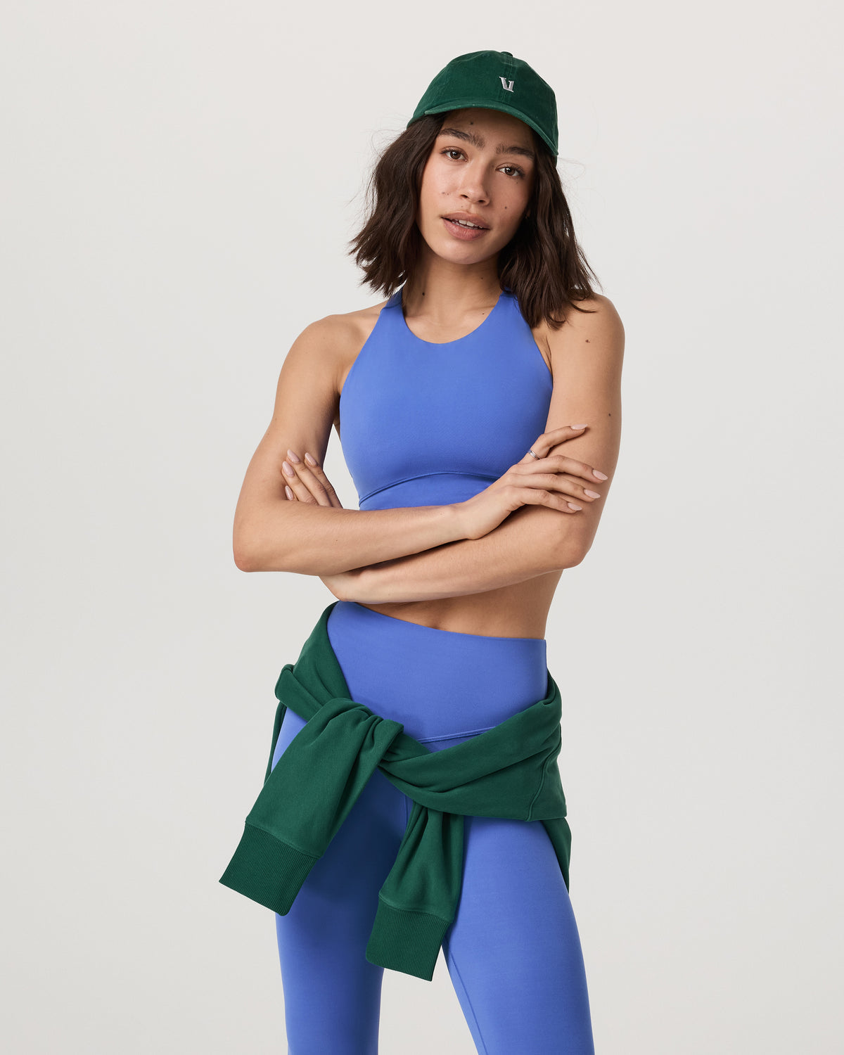 Vuori Vuori AllTheForm™ High Neck Bra Bright Iris Sports Bra