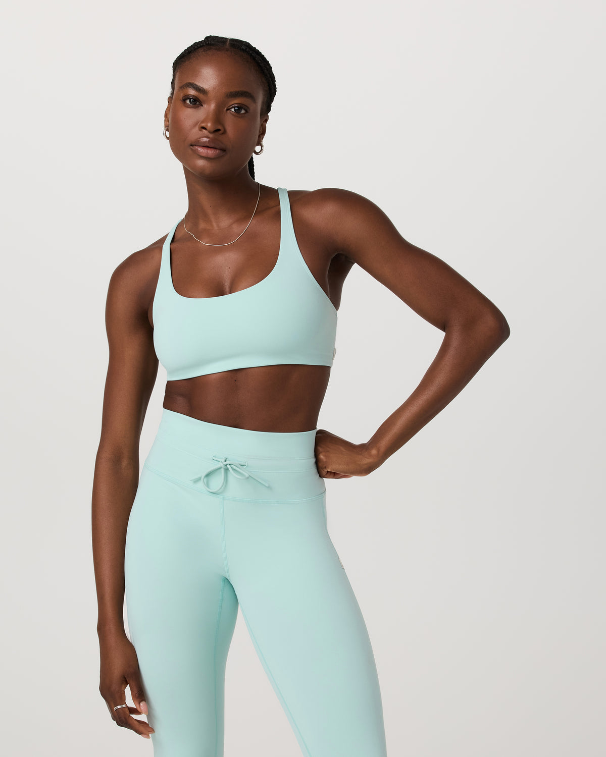 Vuori Yosemite Bra Women's Spearmint Strappy Sports Bra