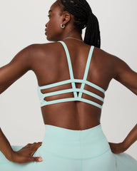 Vuori Yosemite Bra Women's Spearmint Strappy Sports Bra