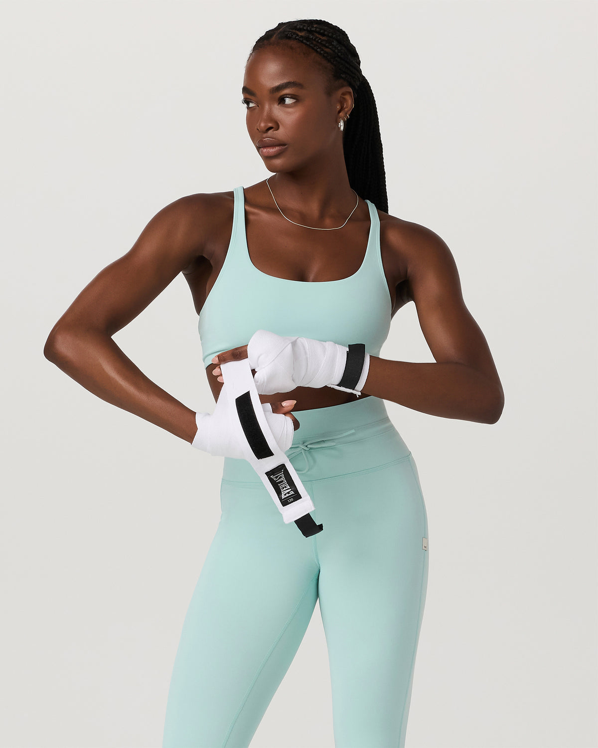 Vuori Yosemite Bra Women's Spearmint Strappy Sports Bra