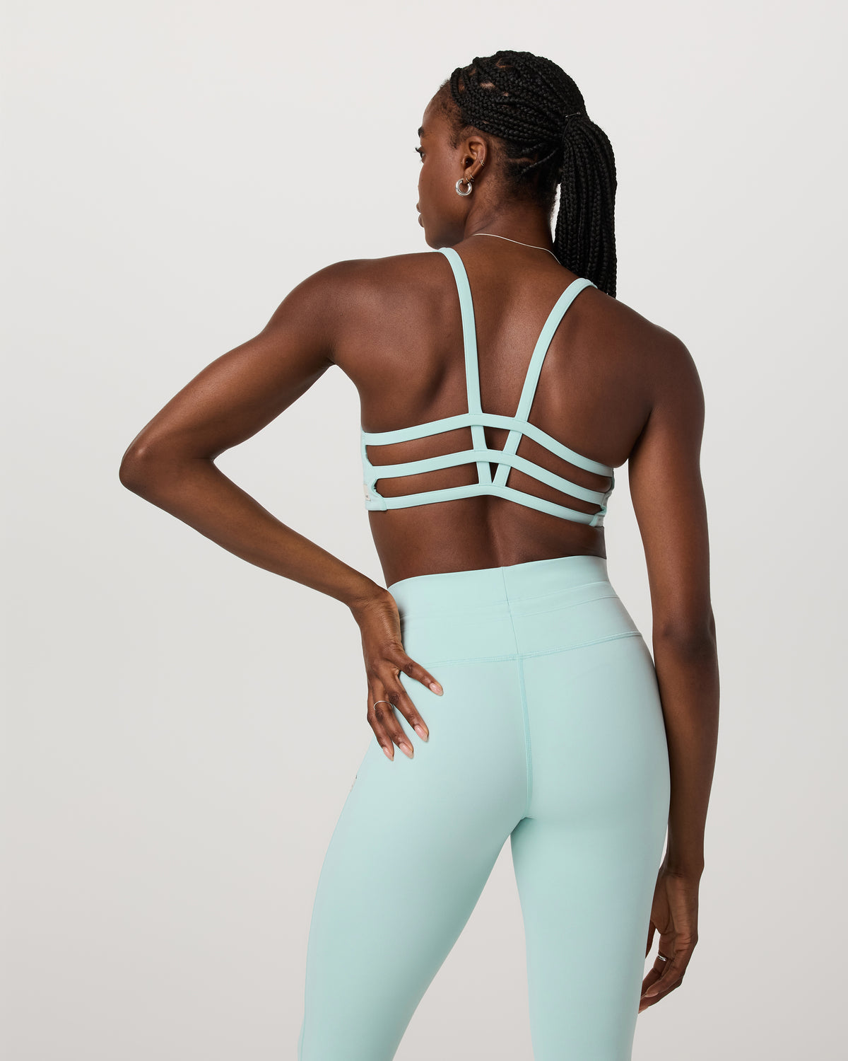 Vuori Yosemite Bra Women's Spearmint Strappy Sports Bra