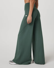 Vuori Halo Easy Wideleg Pant - Long Women's Agate Green Pants