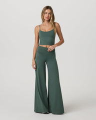 Vuori Halo Easy Wideleg Pant - Long Women's Agate Green Pants