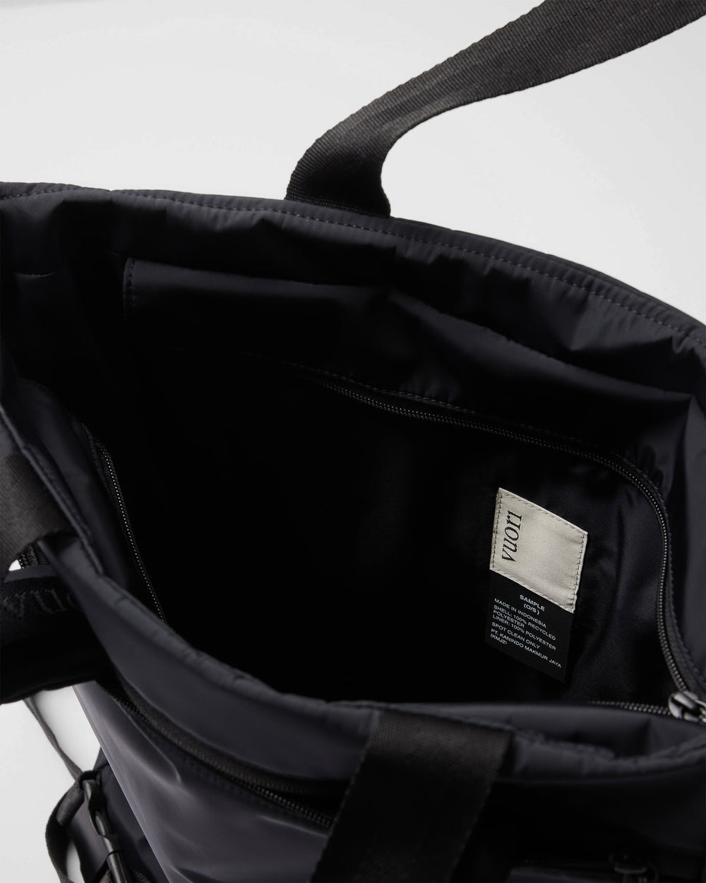 Vuori V1 Convertible Tote Bag 2.0 Black