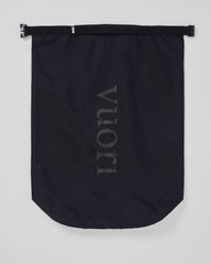 Vuori Packable Travel Bag Lightweight Black Roll Top Bag