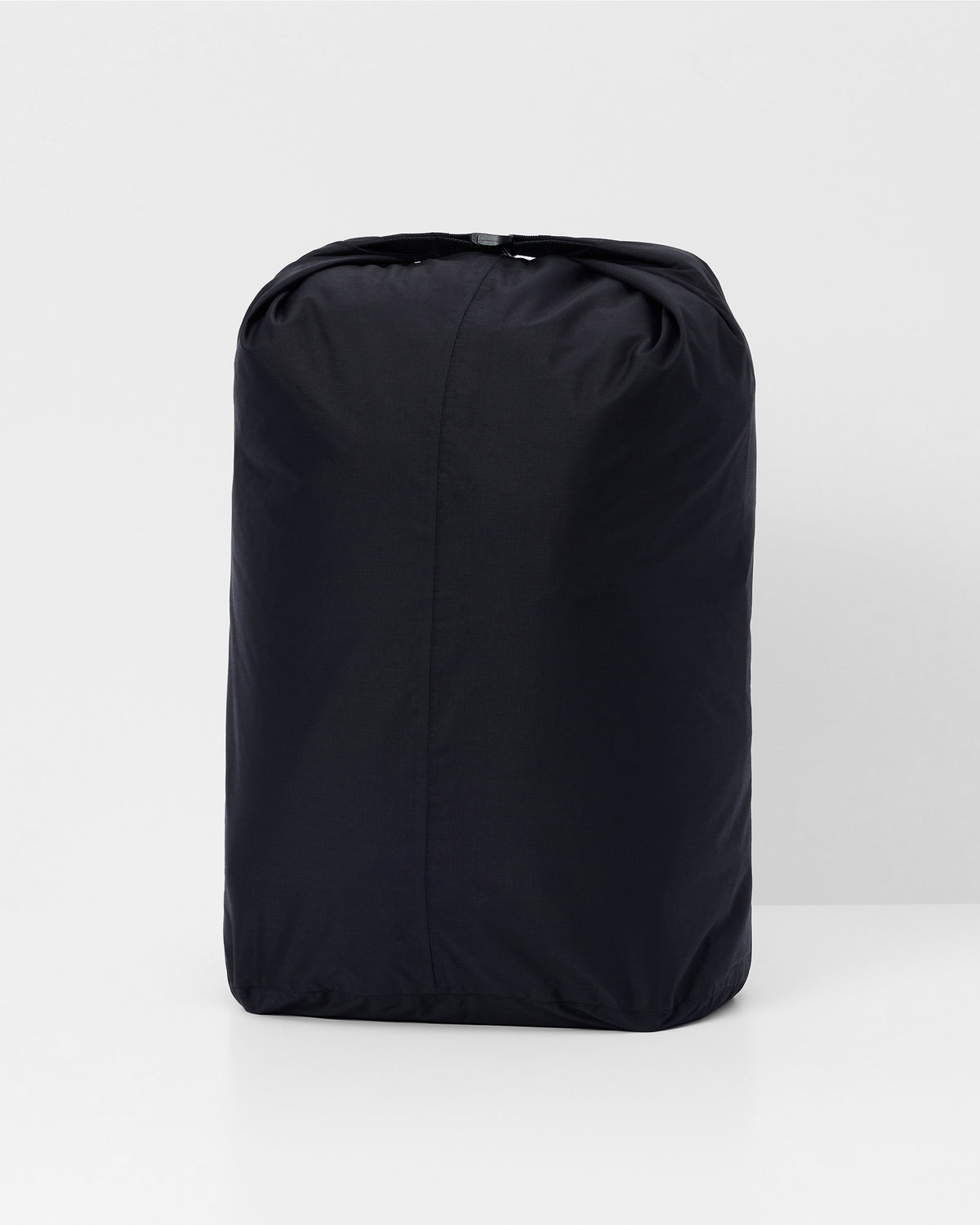 Vuori Packable Travel Bag Lightweight Black Roll Top Bag