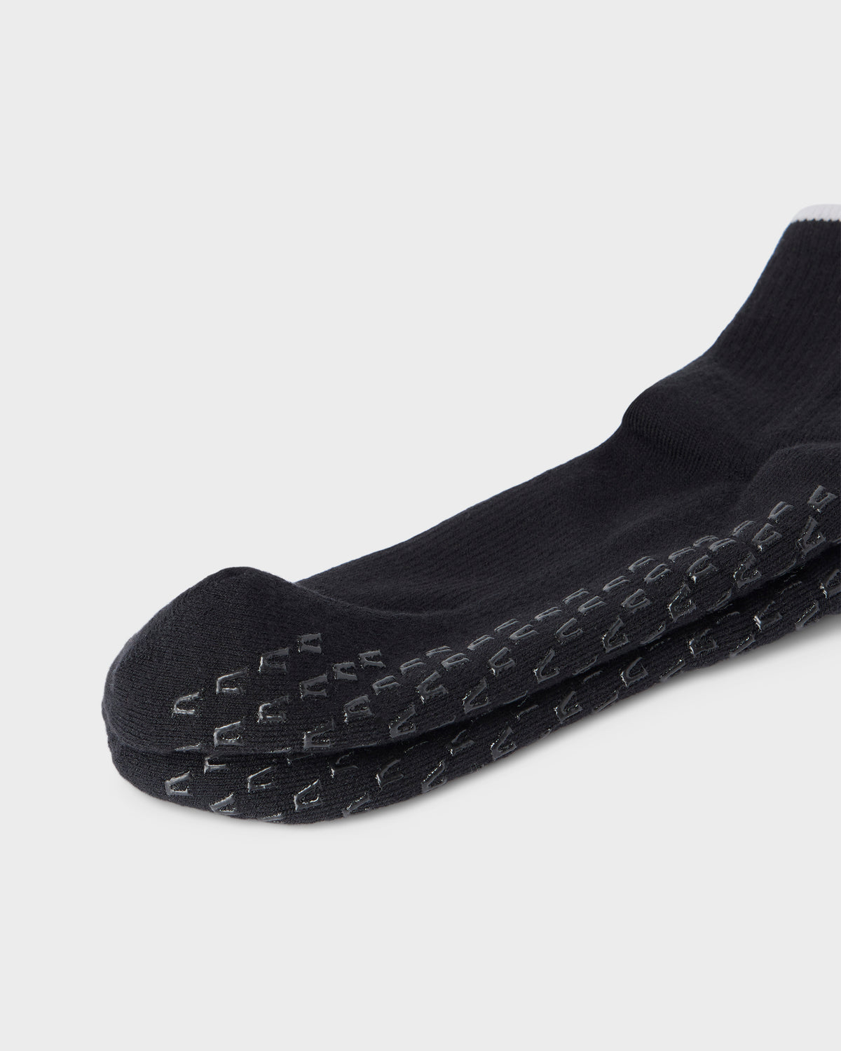 Vuori Half Crew Gripper Sock Black Grip Socks