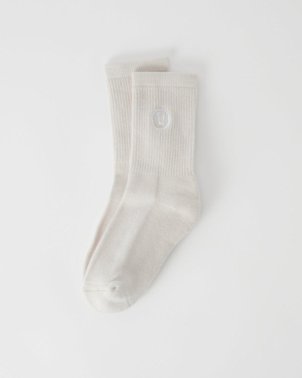 Vuori Half Crew Sock Salt Heather