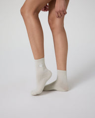 Vuori Half Crew Sock Salt Heather