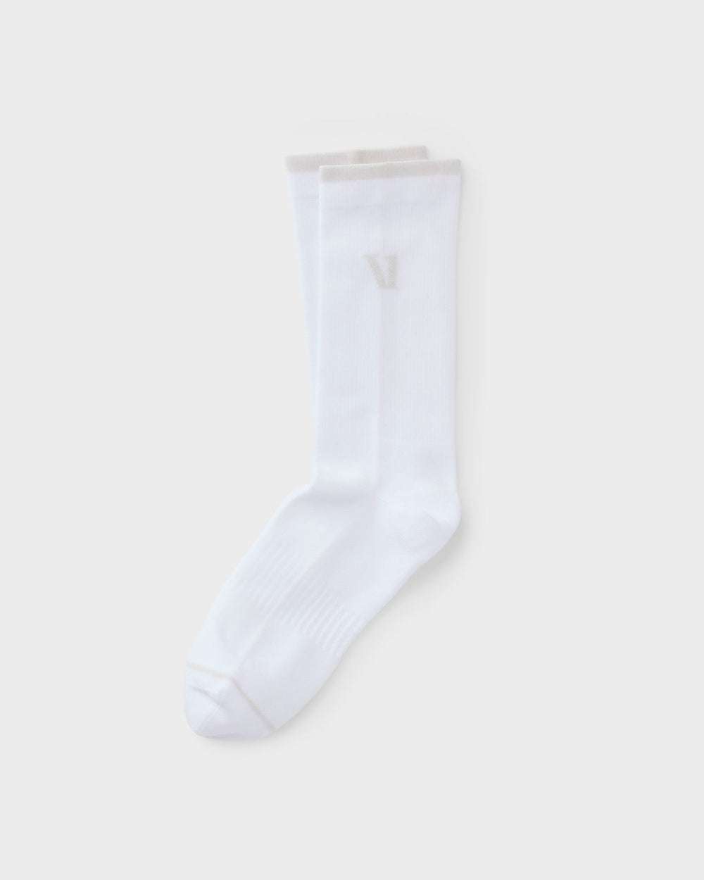 Vuori Performance Crew Sock White Crew Socks