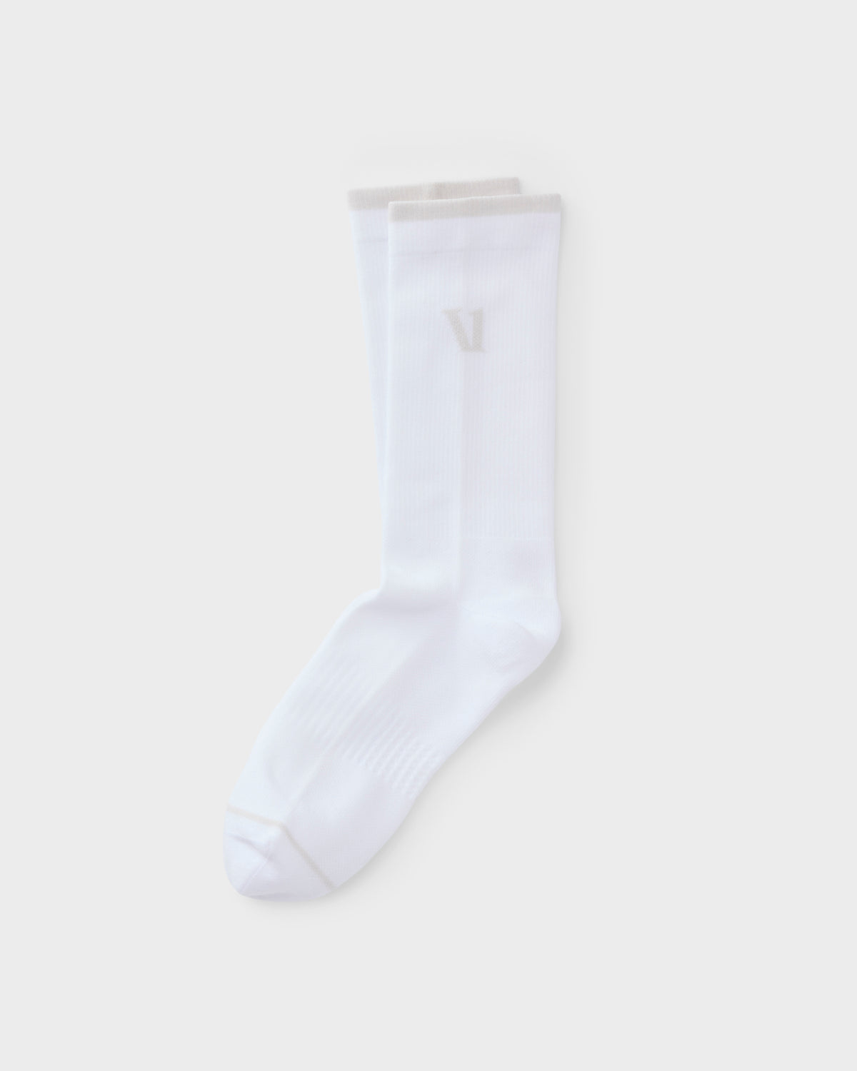 Vuori Performance Crew Sock White Crew Socks