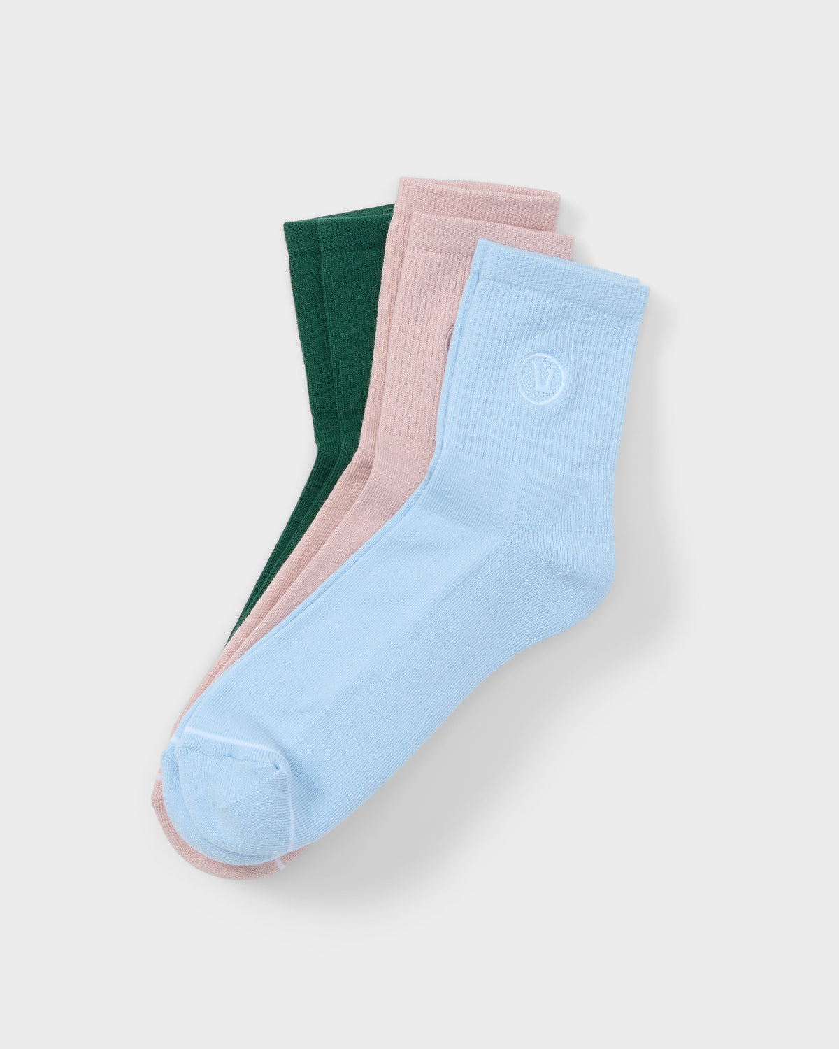 Vuori Half Crew Sock Crystal Blue Socks