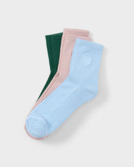 Vuori Half Crew Sock Crystal Blue Socks