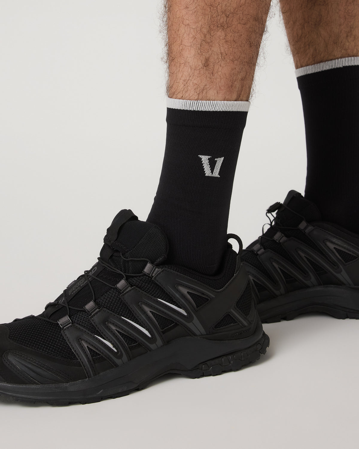 Vuori Performance Crew Sock Black Crew Socks