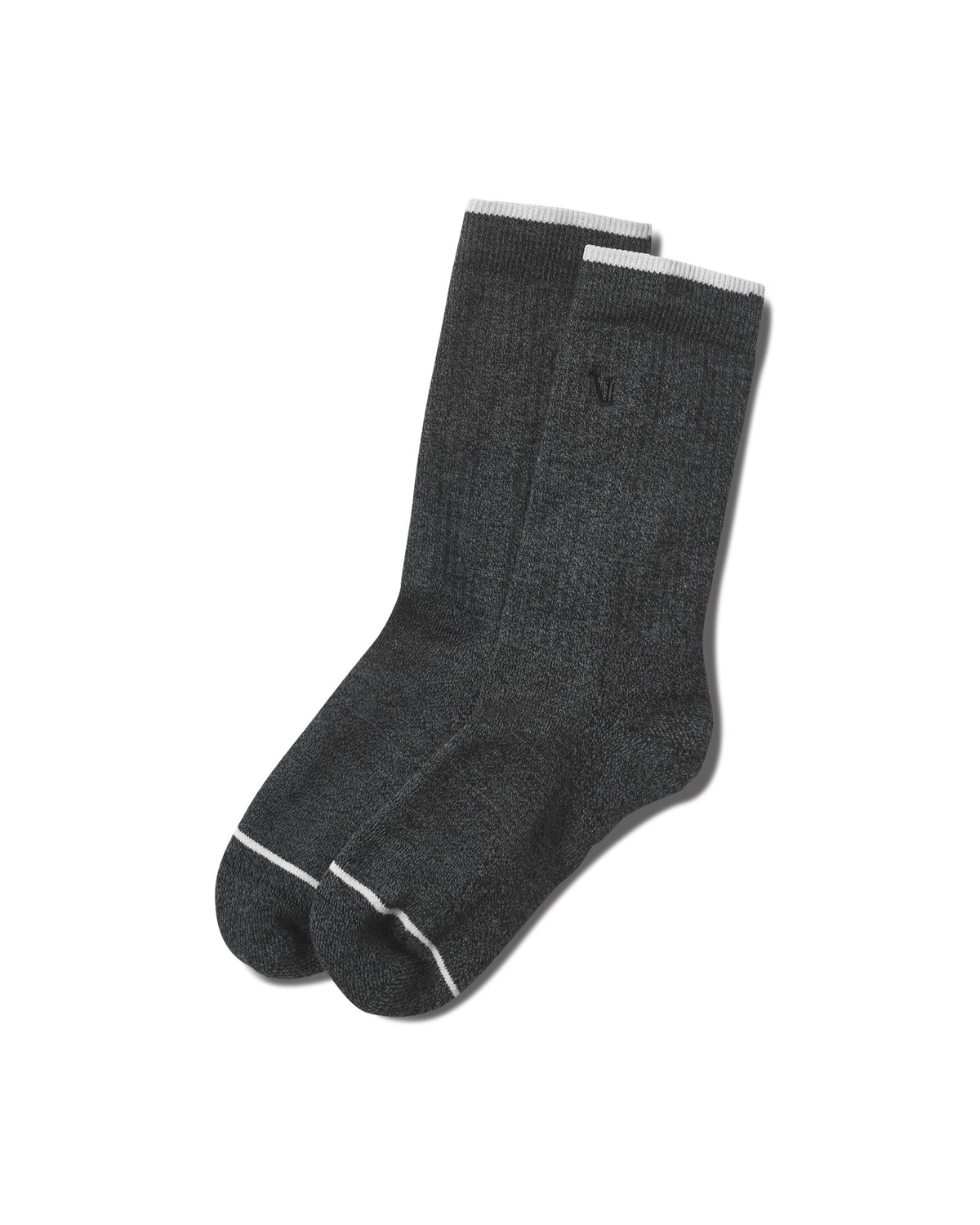 Vuori V1 Crew Sock Charcoal Heather