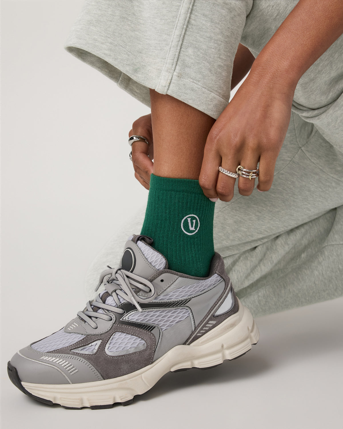 Vuori Half Crew Sock Viridian Socks