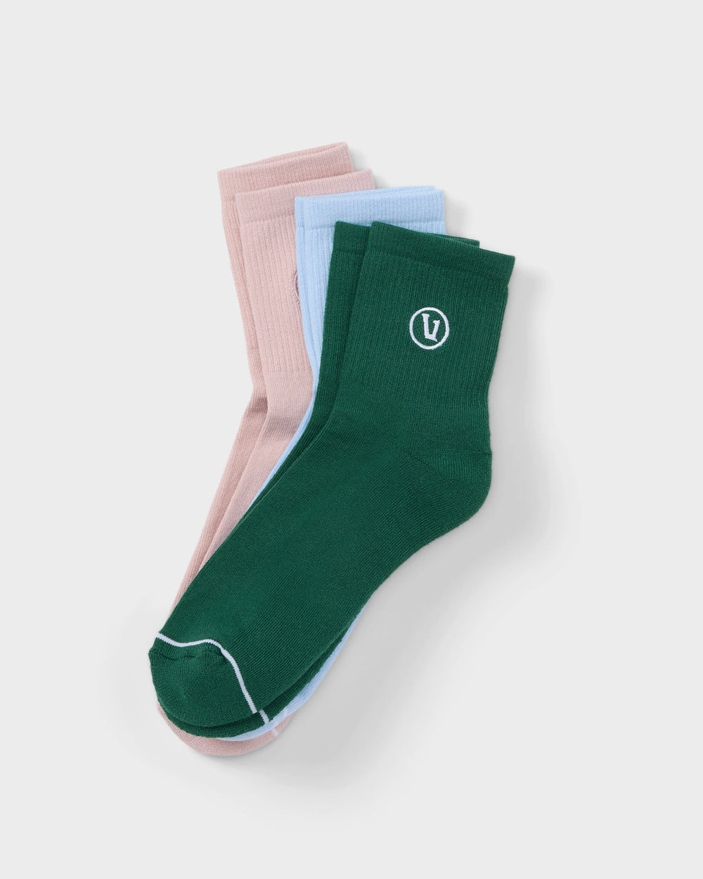 Vuori Half Crew Sock Viridian Socks