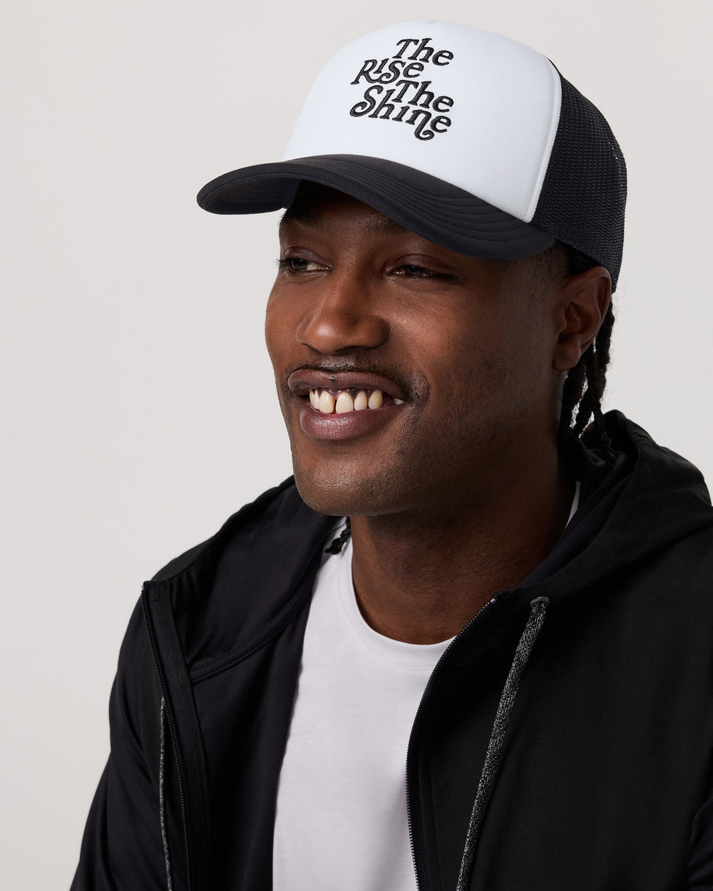 Vuori The Rise The Shine Trucker Hat Black Trucker Hat