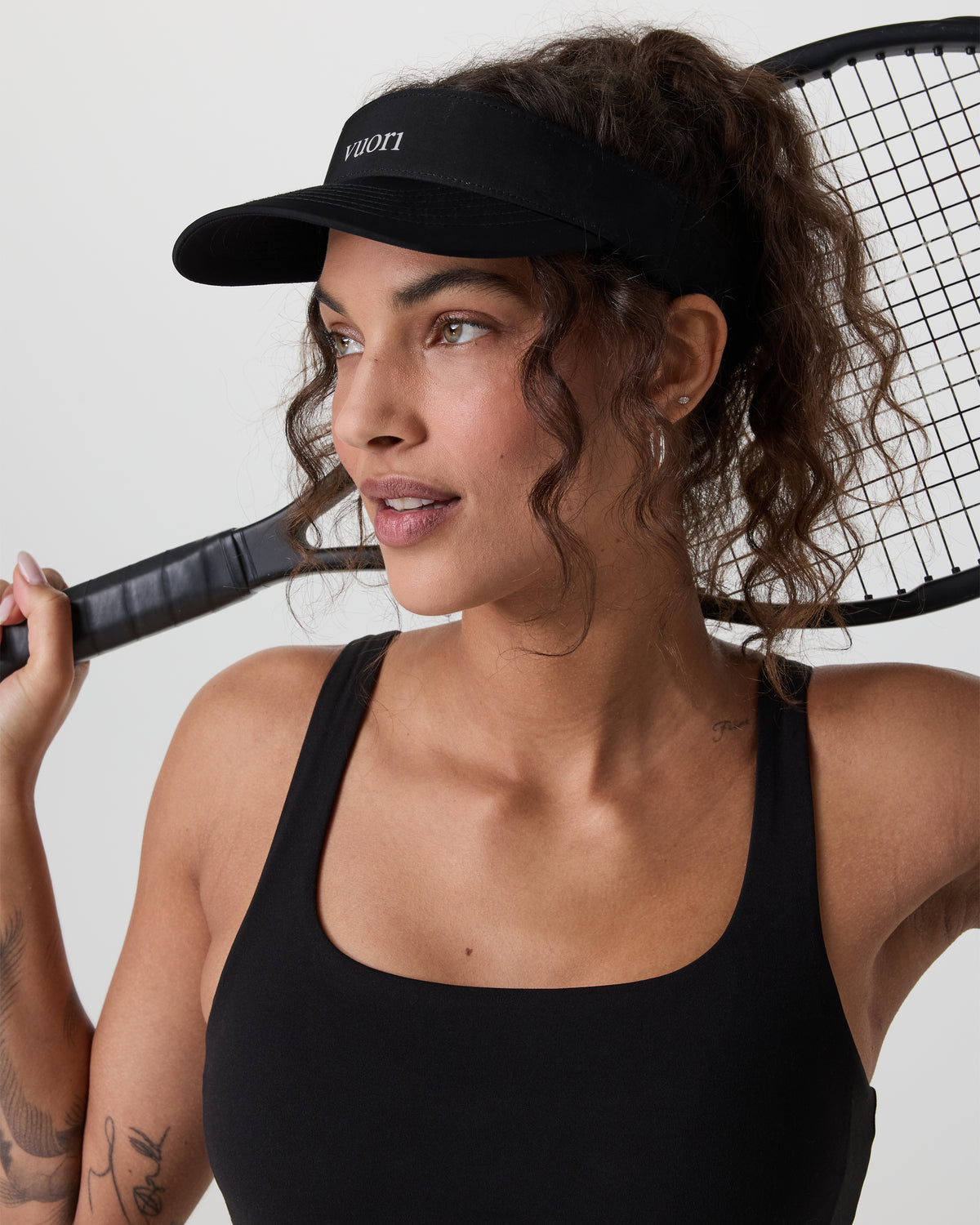 Vuori Topspin Visor 2.0 Black