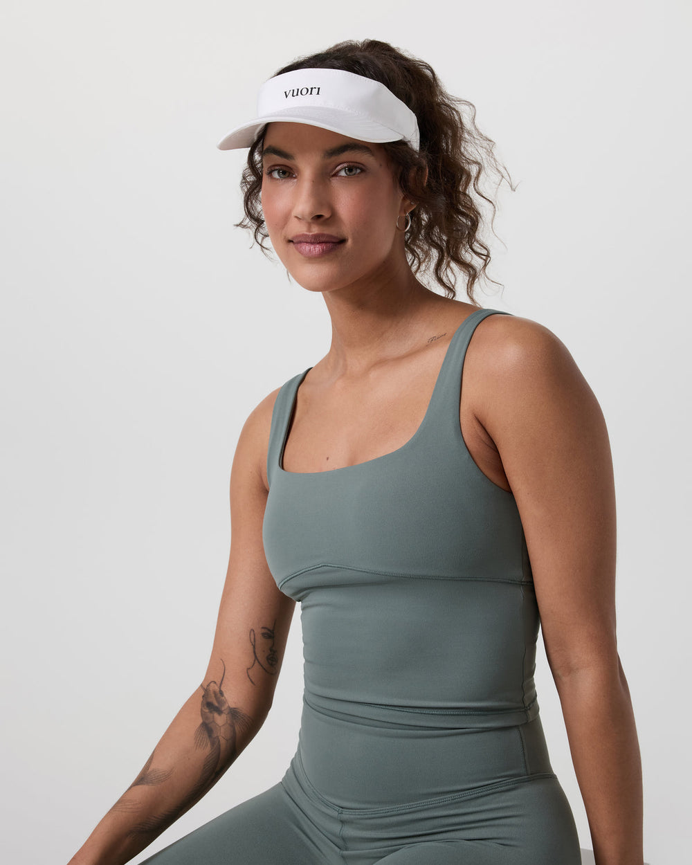 Vuori Topspin Visor 2.0 White