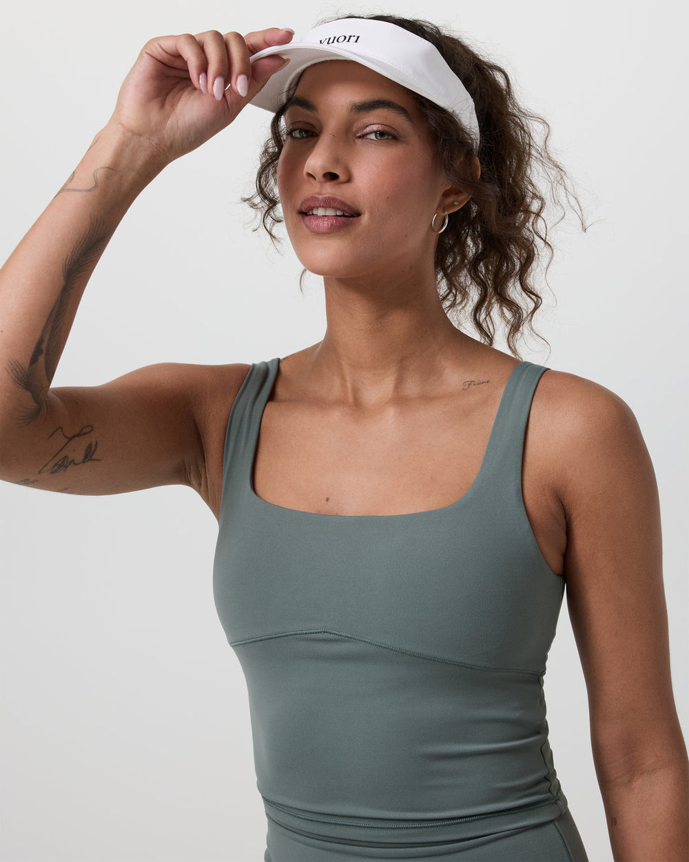 Vuori Topspin Visor 2.0 White