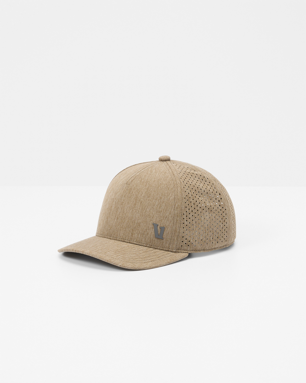 Vuori V1 Water Tech Hat Sorrel Brown Heather Five-Panel Hat