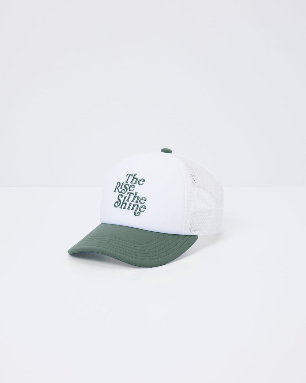 Vuori The Rise The Shine Trucker Hat Agate Green Trucker Hat