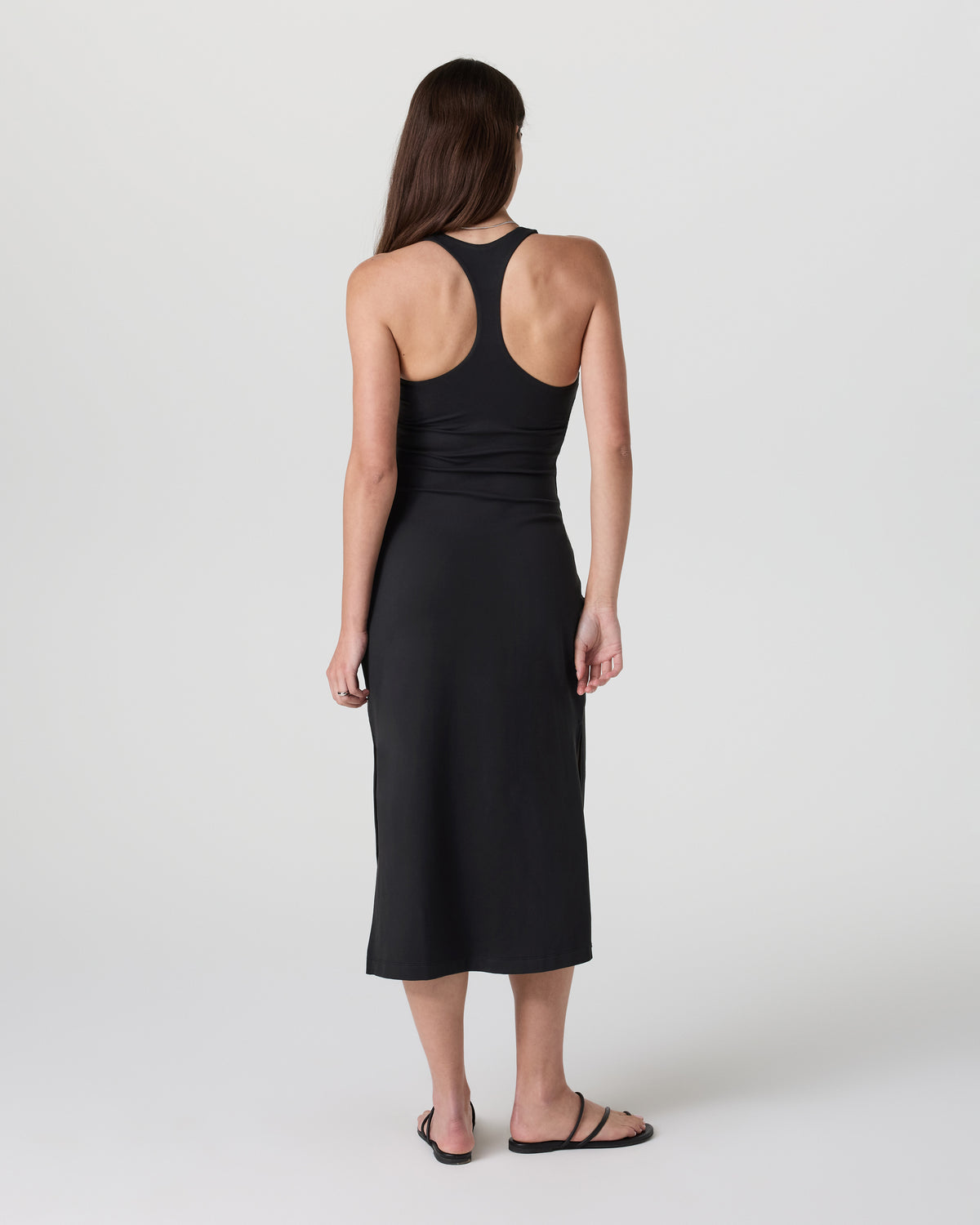 Vuori Halo Racerback Dress Solid Black