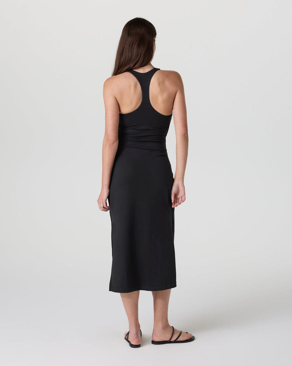 Vuori Halo Racerback Dress Solid Black