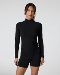 Vuori Vuori AllTheFeels Long Sleeve Mock Black
