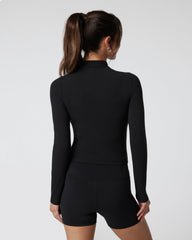 Vuori Vuori AllTheFeels Long Sleeve Mock Black