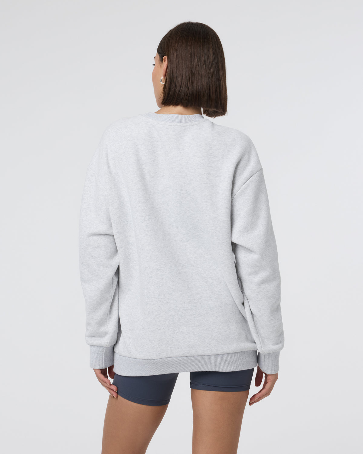 Vuori Restore Oversized Crew 2.0 Pale Grey Heather