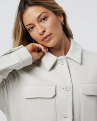 Vuori Restore Shirt Jacket Salt French Terry Shirt
