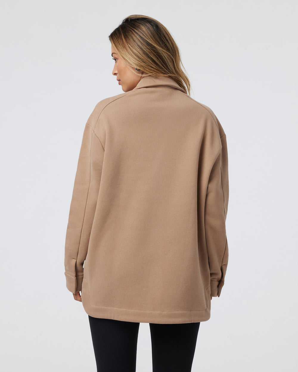 Vuori Restore Shirt Jacket Goldenrod French Terry Shirt