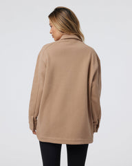 Vuori Restore Shirt Jacket Goldenrod French Terry Shirt