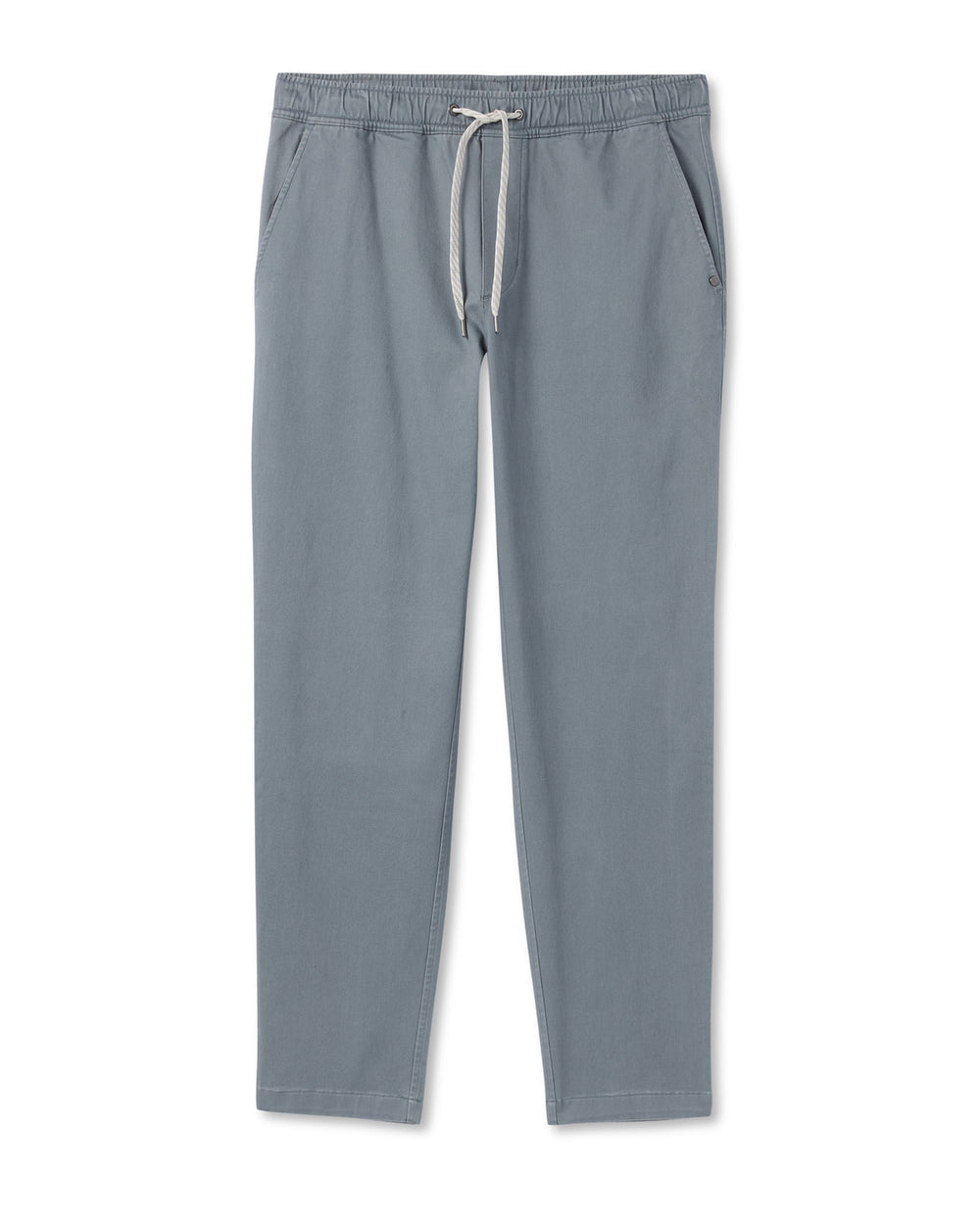 Vuori Fletcher Elastic Waist Pant Athletic Slim Fit 30" Dusty Blue