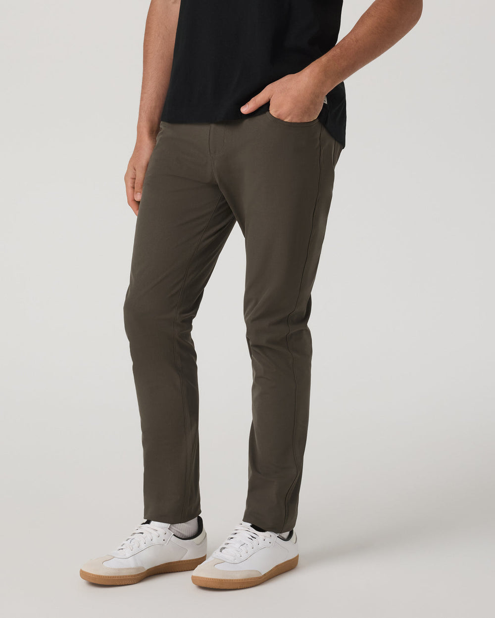 Vuori Meta Pant Men's Oregano Green 5 Pocket Pants