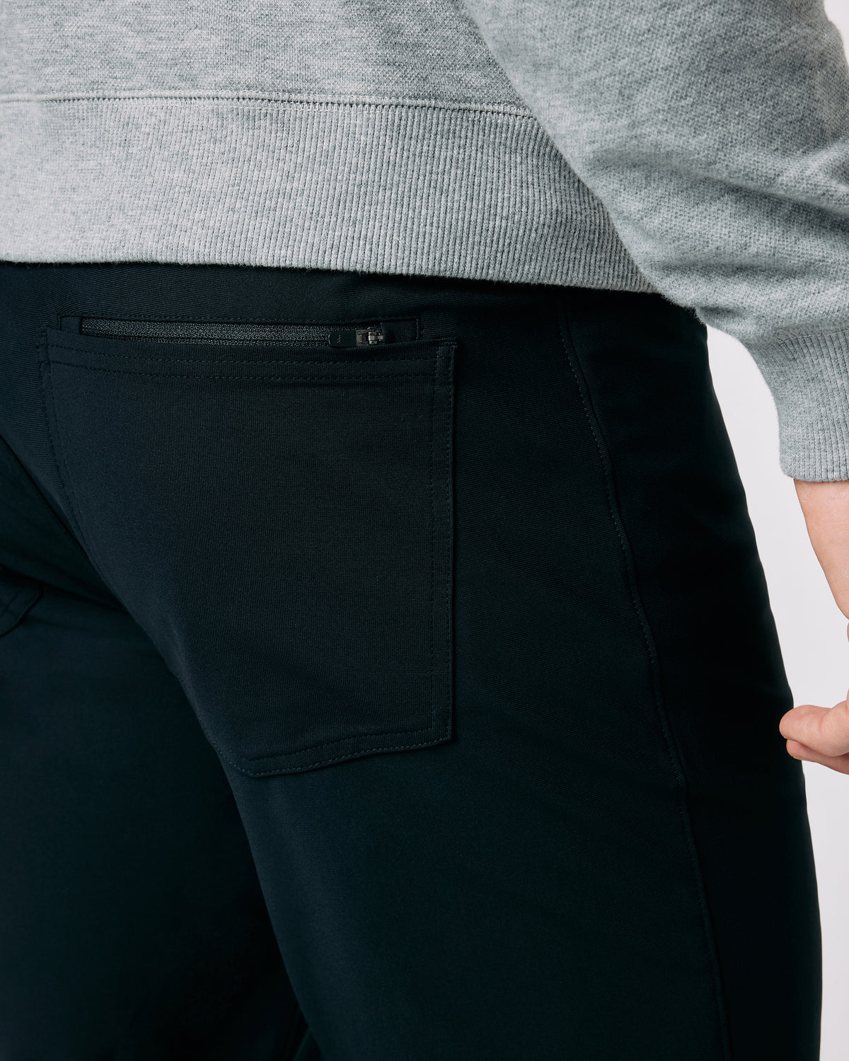 Vuori Meta Pant - 30" Black 5-Pocket Pants