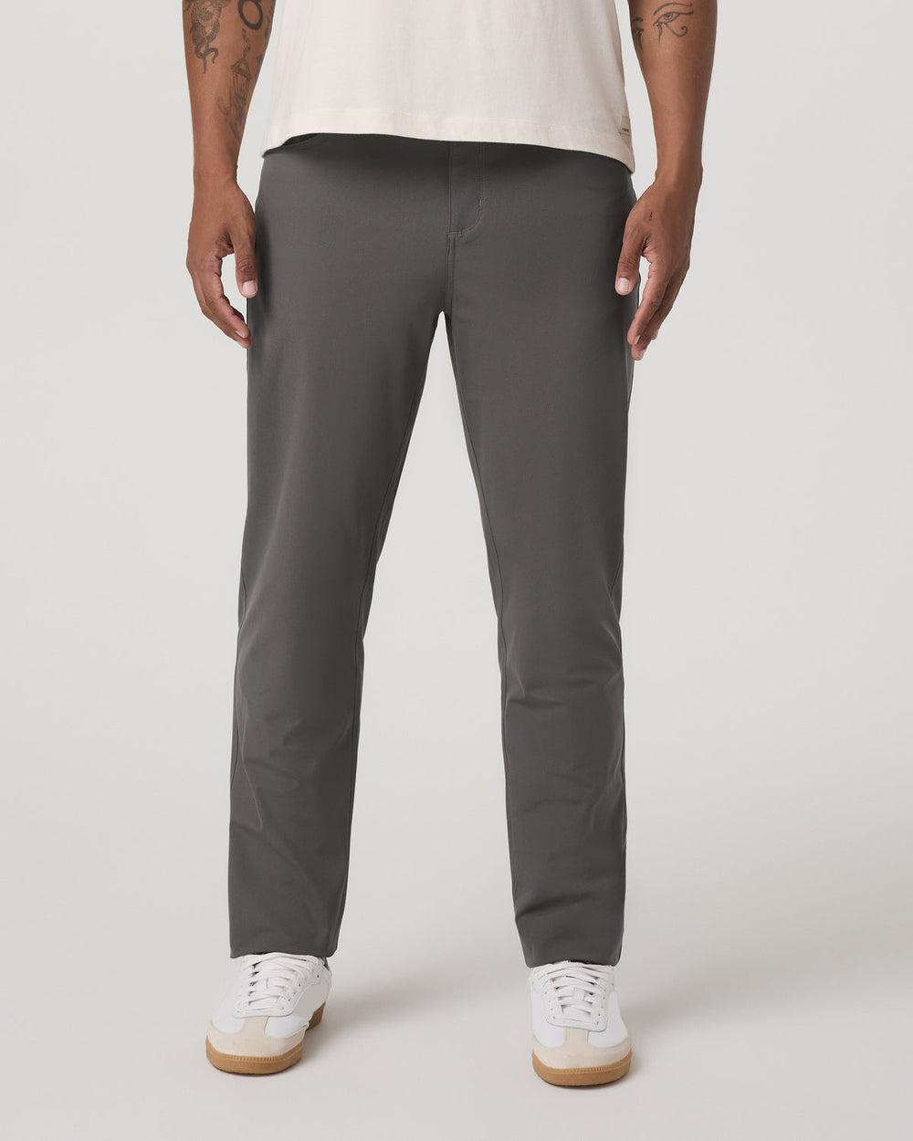 Vuori Meta Pant Classic Fit 32" Men's Warm Grey 5-Pocket Pants