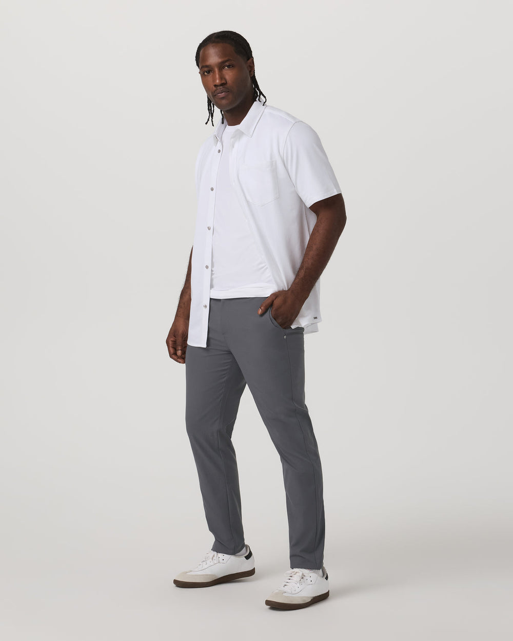 Vuori Cascade Tech Chino Pant Charcoal Chinos Clothing