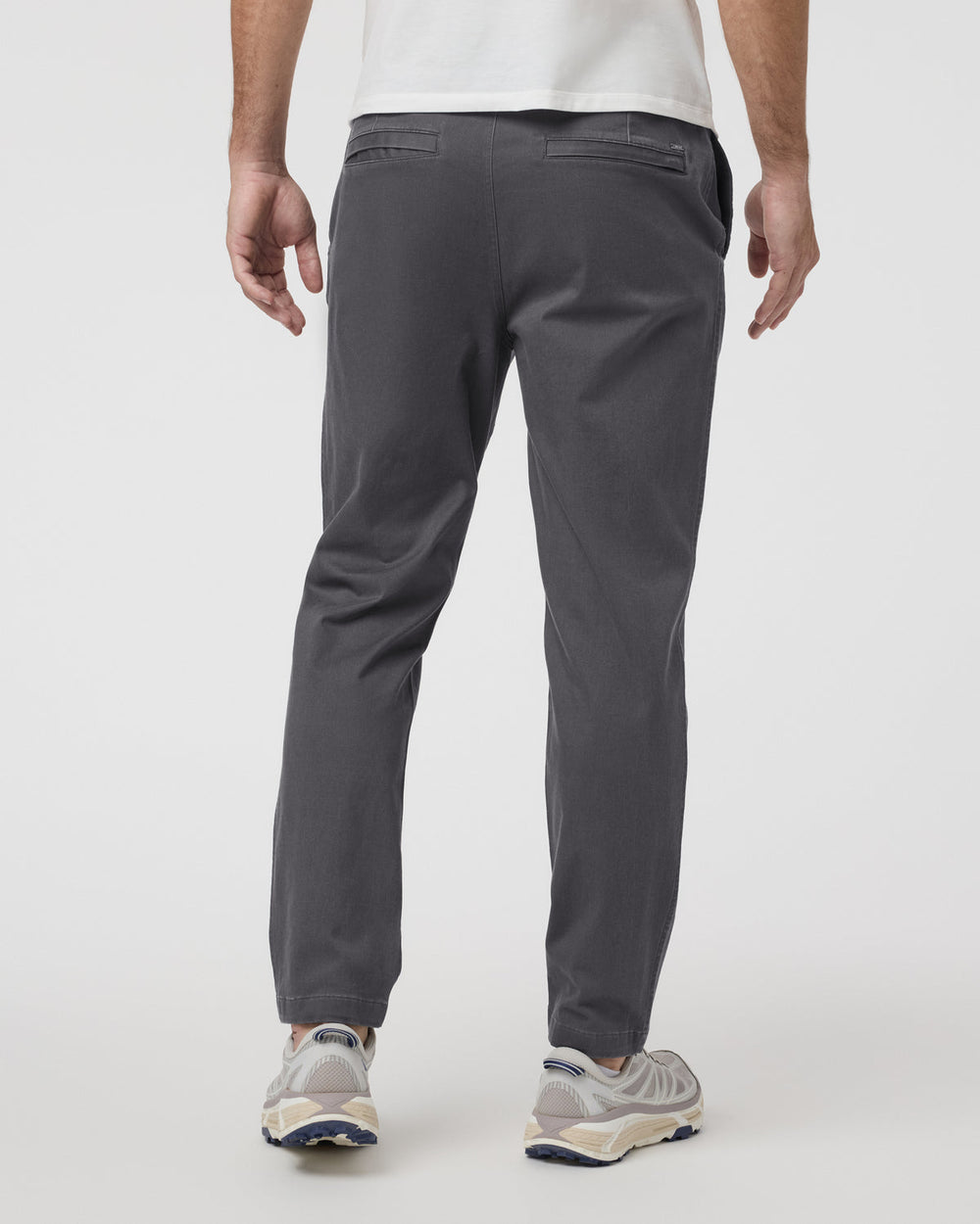 Vuori Fletcher Elastic Waist Pant Athletic Slim Fit 30" Dark Pewter